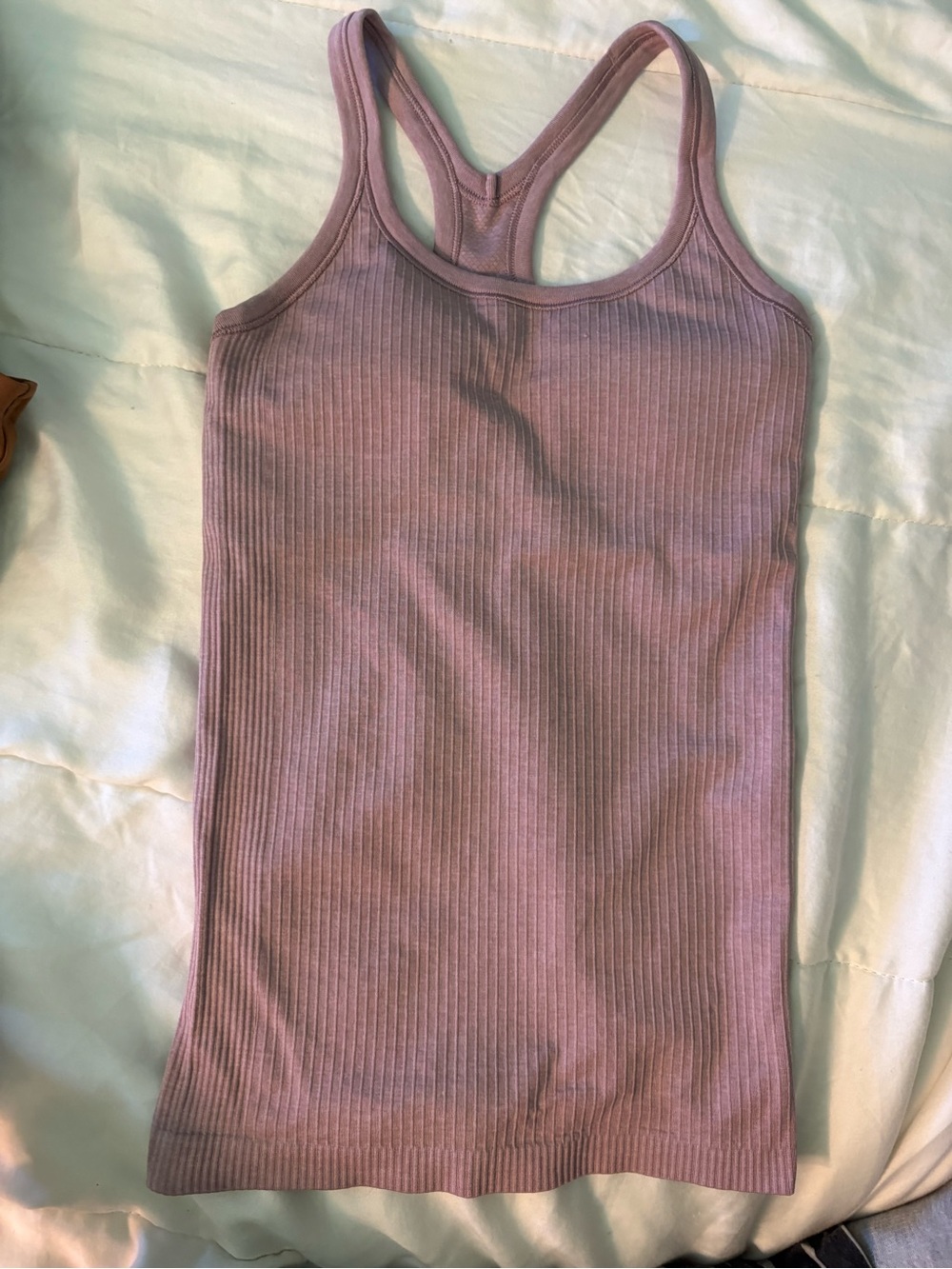 lululemon athletica Ribbed Tank Top in Mauve Pink